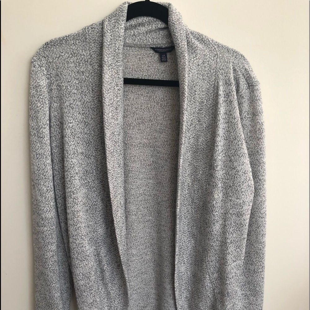 Aeropostale grey cardigan